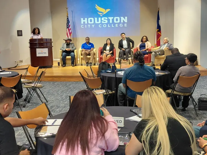 Career panel at Houston City College